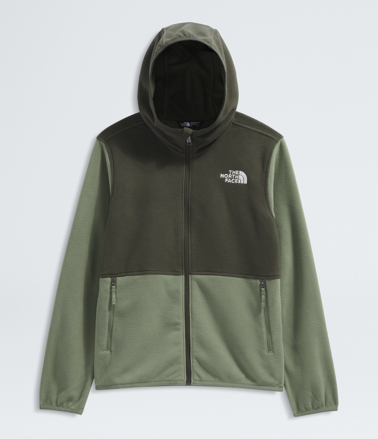 Polar Teen Glacier F/Z Hoodie Niños Verde Claro-5