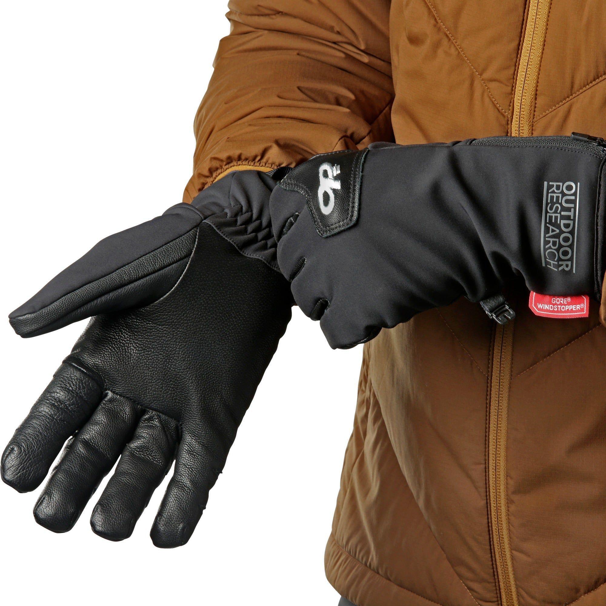 Guantes Outdoor Research Hombre Stormtracker Negro-1