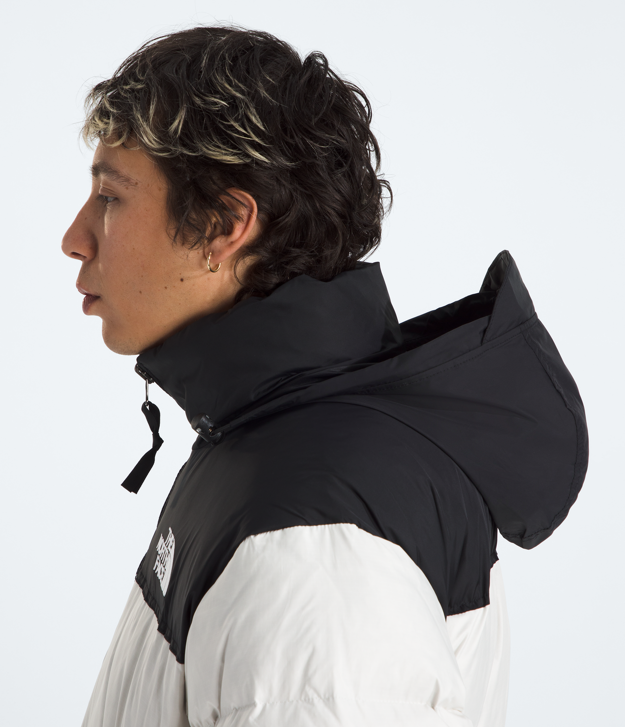 Chaqueta De Pluma 1996 Retro Nuptse Hombre Blanco Invierno-6