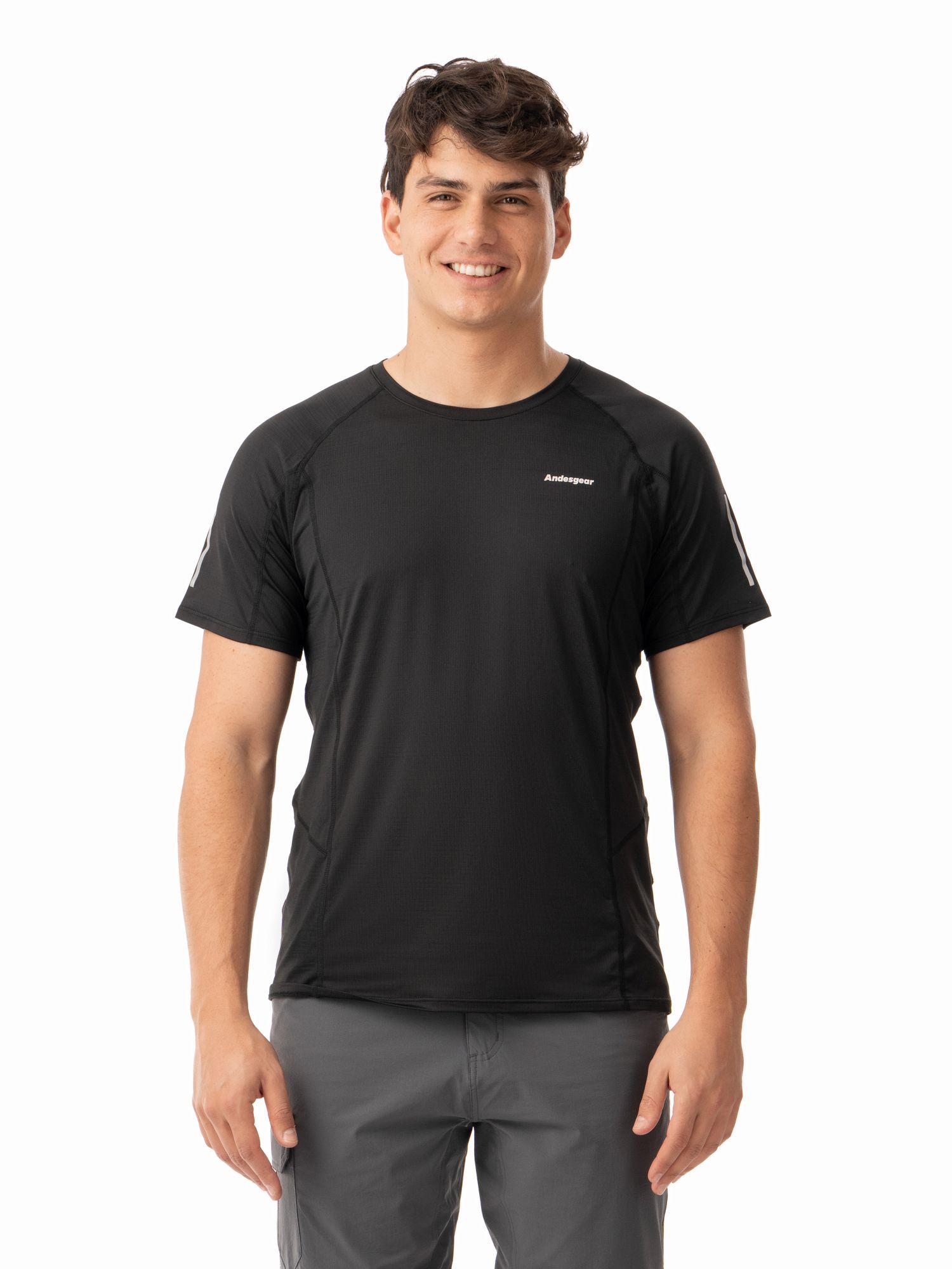 Polera Andesgear Hombre Vizcachas Ss Negro-0