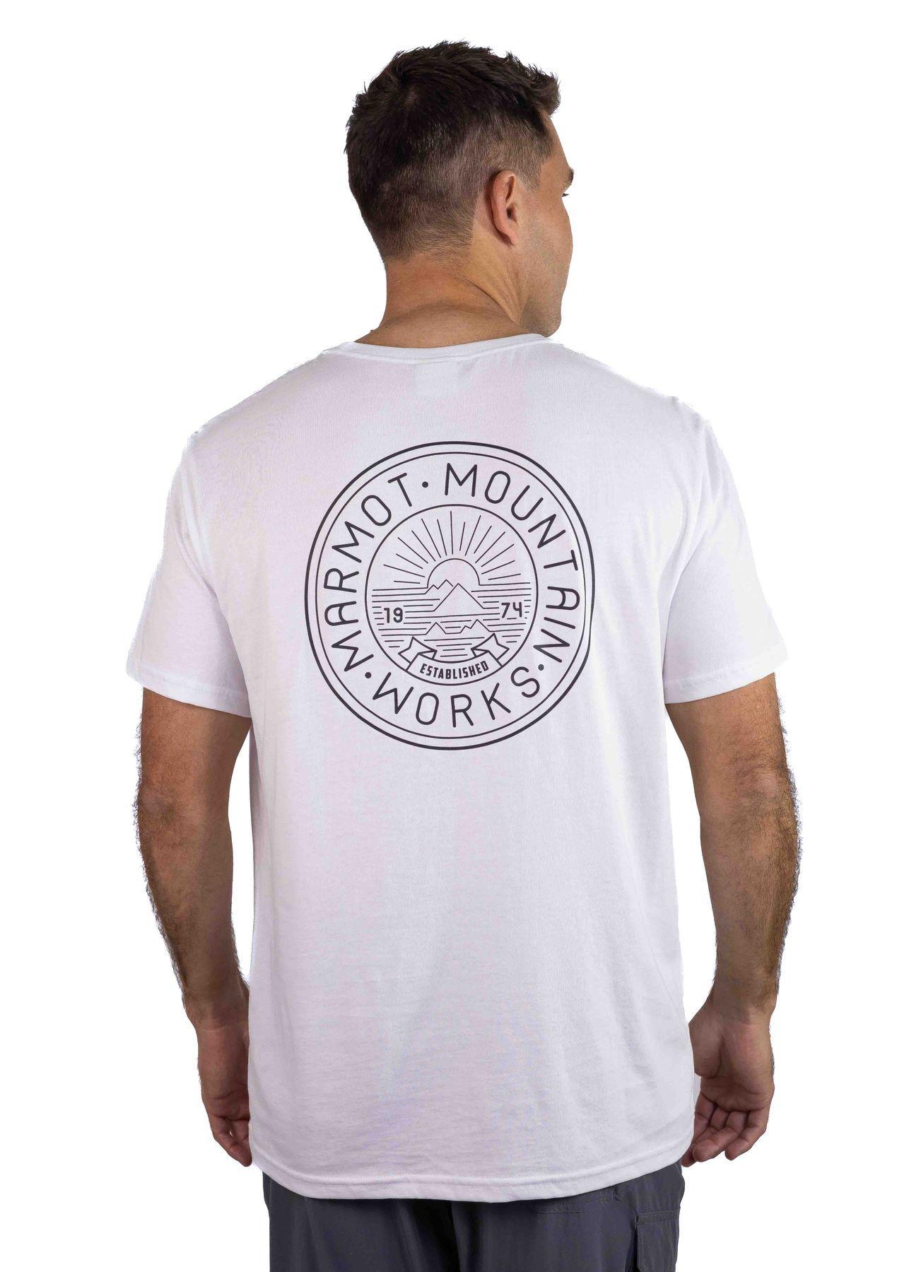 Polera Marmot Hombre Mountain Works Blanco-1