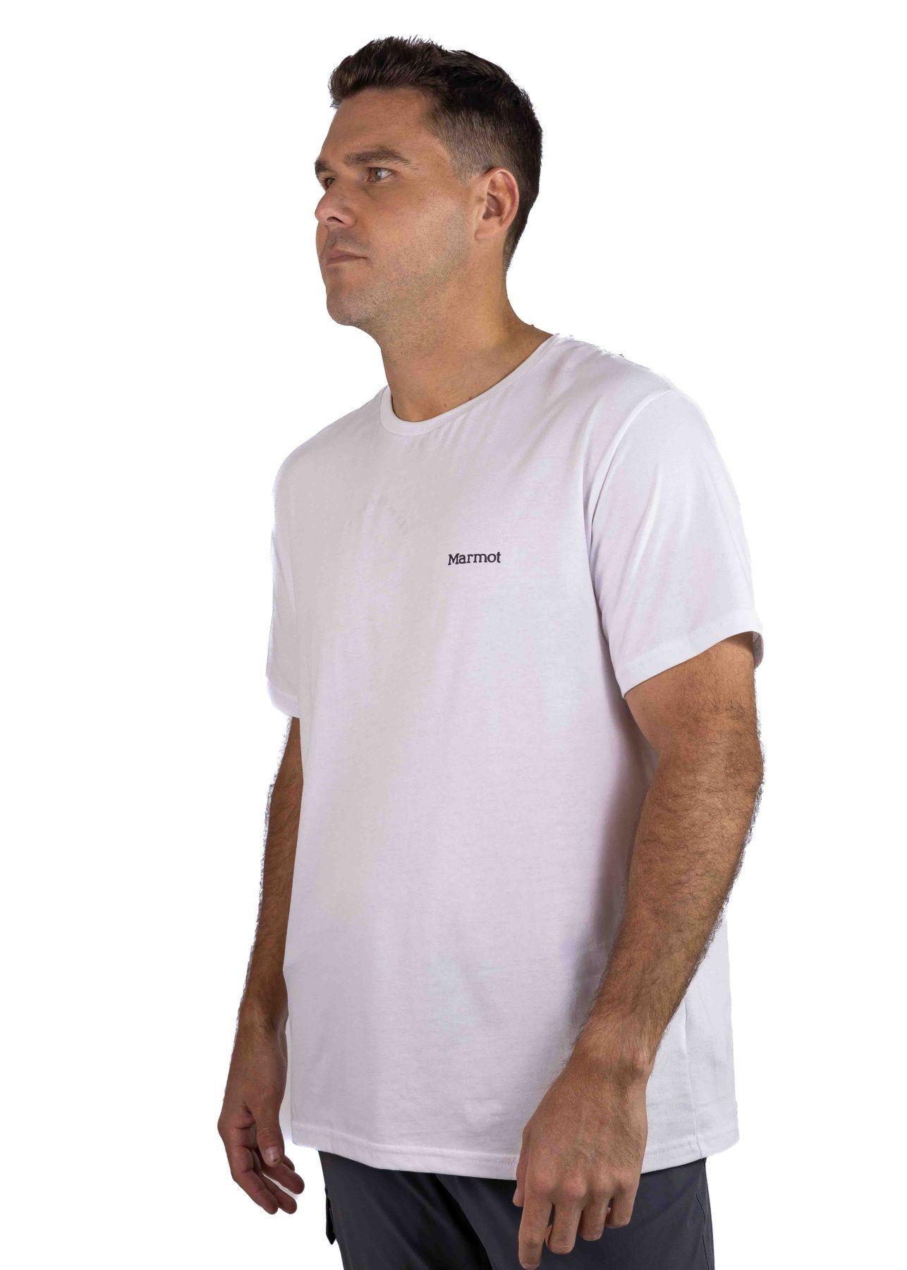 Polera Marmot Hombre Mountain Works Blanco-3