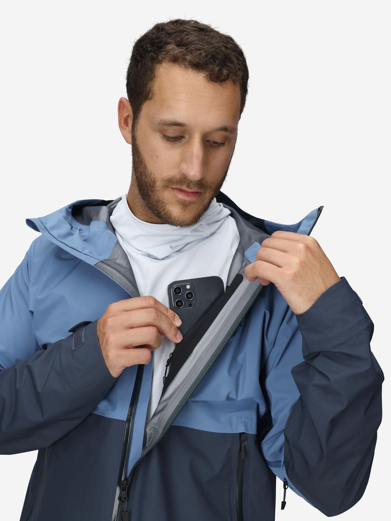 Chaqueta Marmot Hombre Seeker Gtx Azul-3