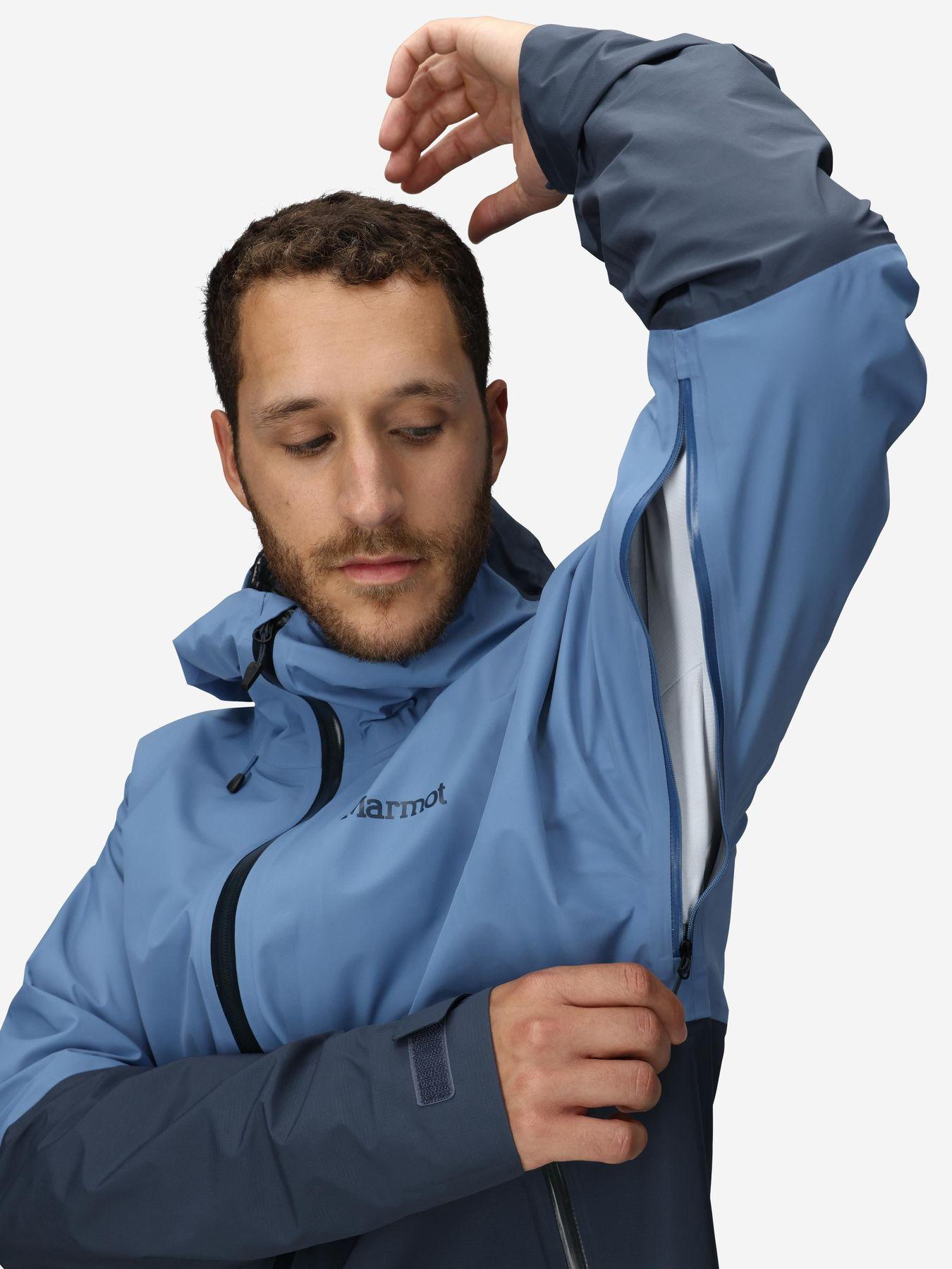 Chaqueta Marmot Hombre Seeker Gtx Azul-4