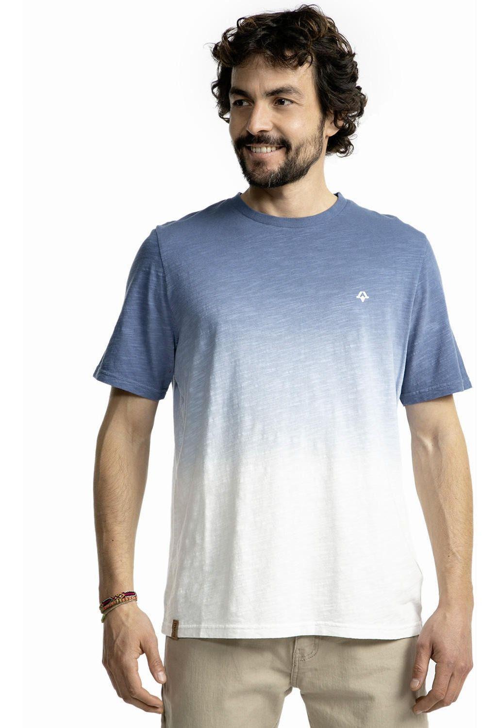 Polera Kivül Hombre Gruk Lavada Azul Azul-0