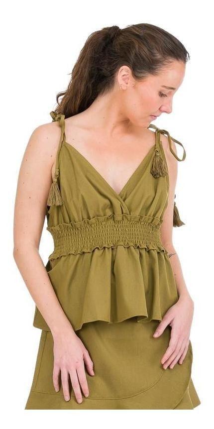 Polera Kivül Mujer Zarka Verde-0