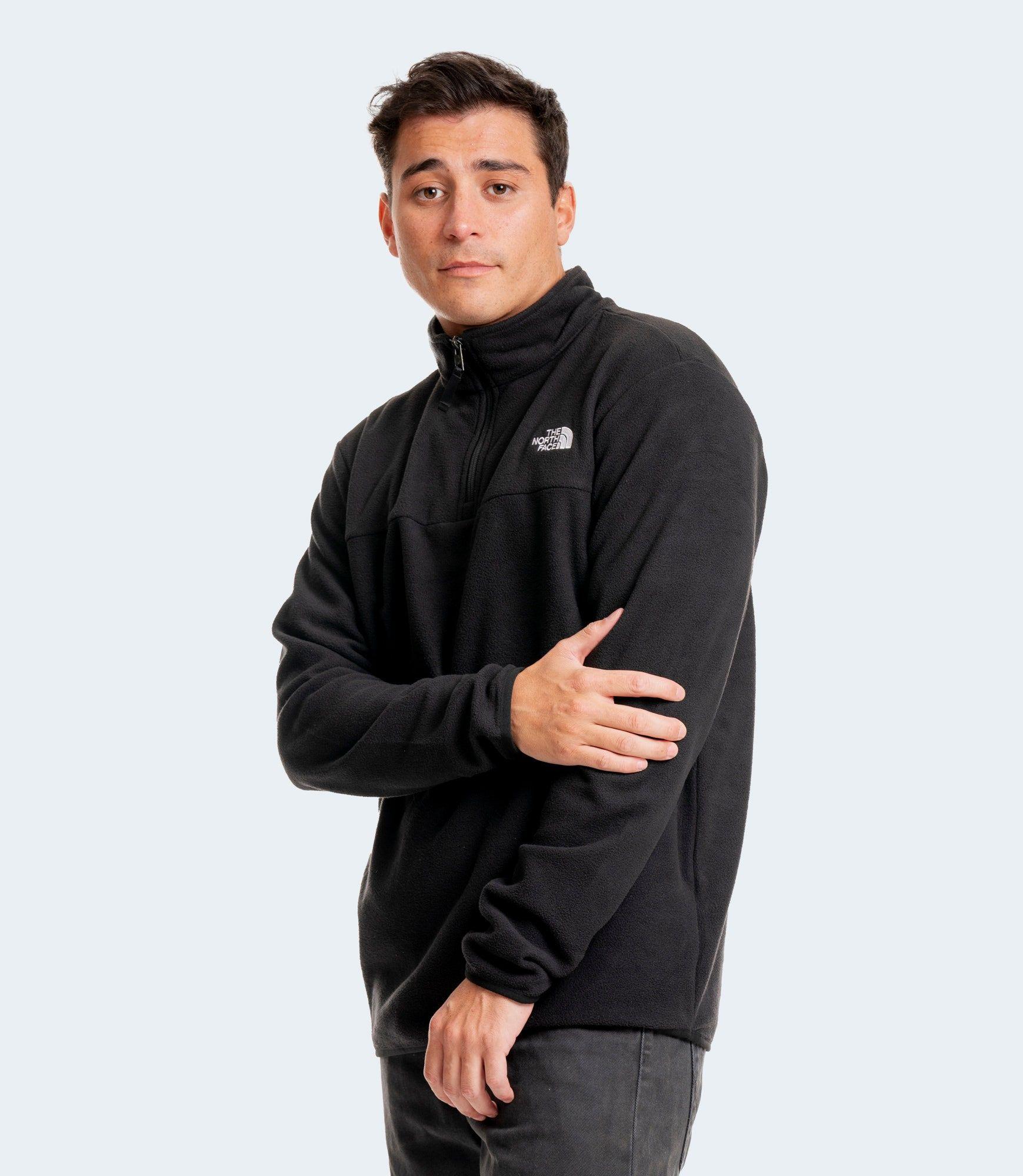 Polar The North Face Hombre Anchor ¼ Zip Negro-2