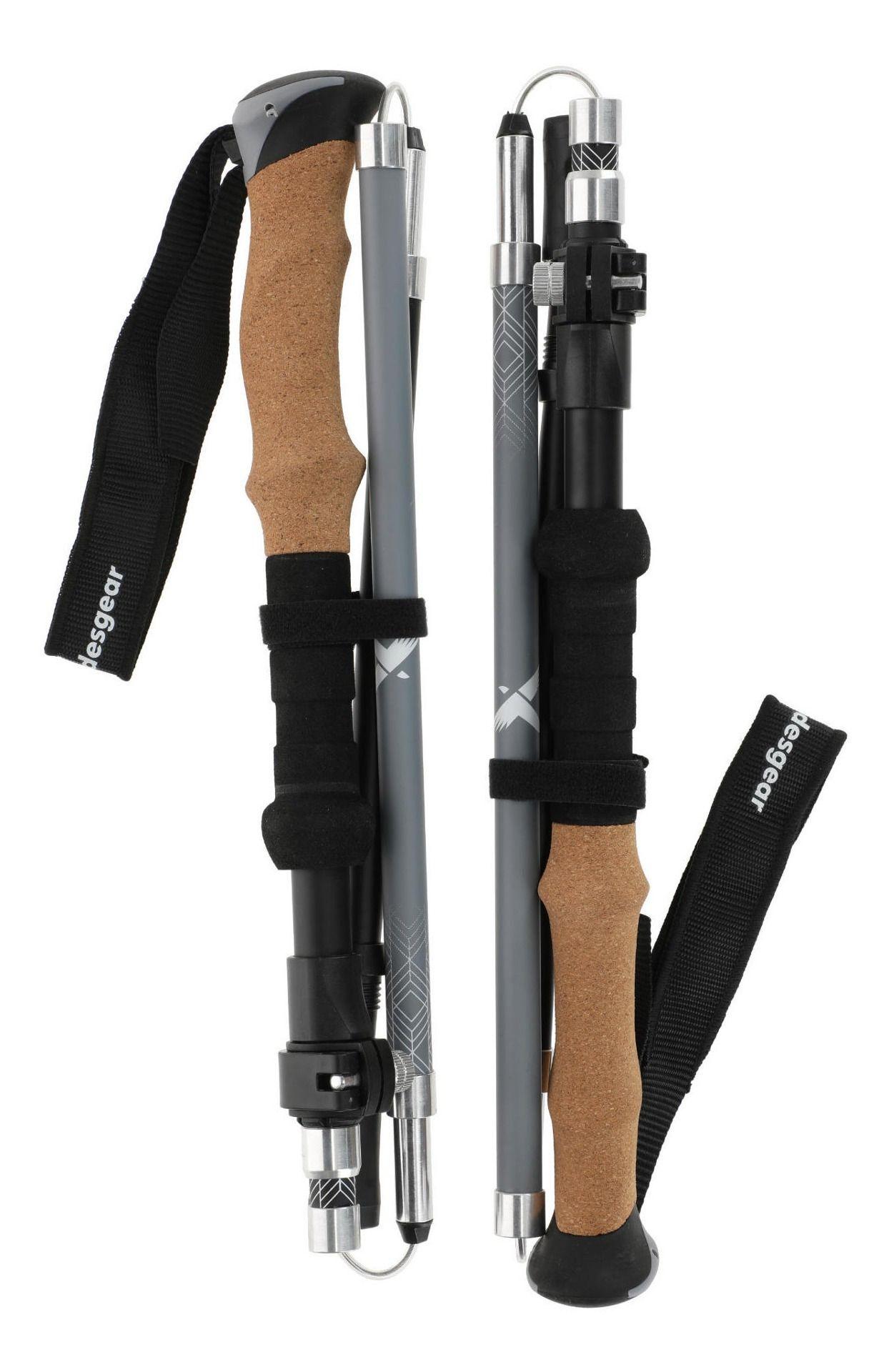 Bastones Andesgear Unisex De Trekking Cochamó Negro-2