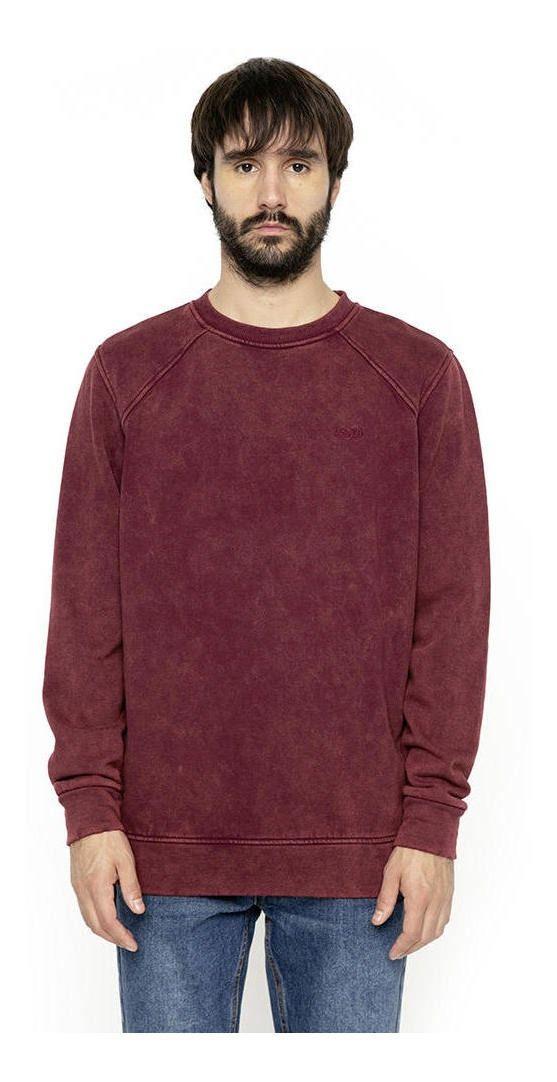 Polerón Kivül Hombre Vencel Crew Neck Sweat Burdeo-0