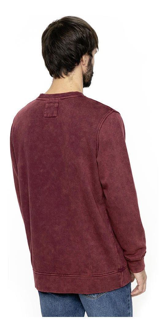 Polerón Kivül Hombre Vencel Crew Neck Sweat Burdeo-1