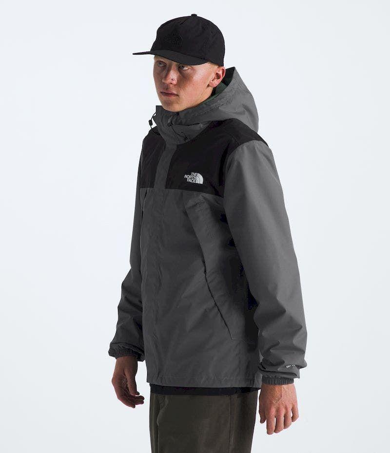 Chaqueta The North Face Hombre Impermeable Antora Gris-4