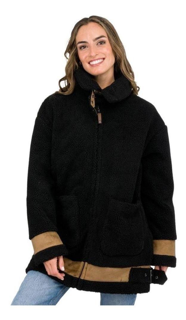 Polar Kivül Mujer Reciclado Vika Negro-0