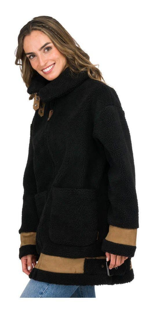 Polar Kivül Mujer Reciclado Vika Negro-1