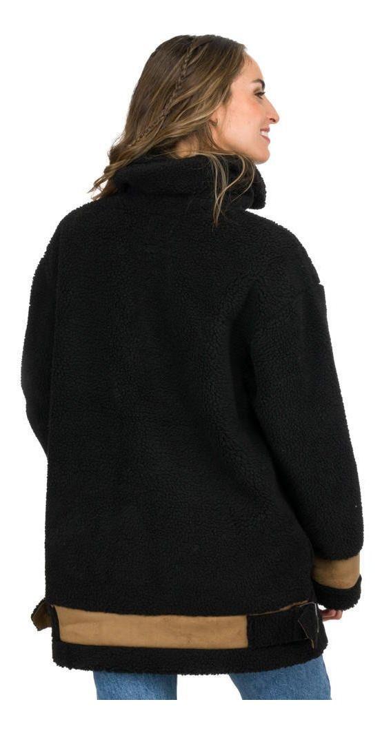 Polar Kivül Mujer Reciclado Vika Negro-2