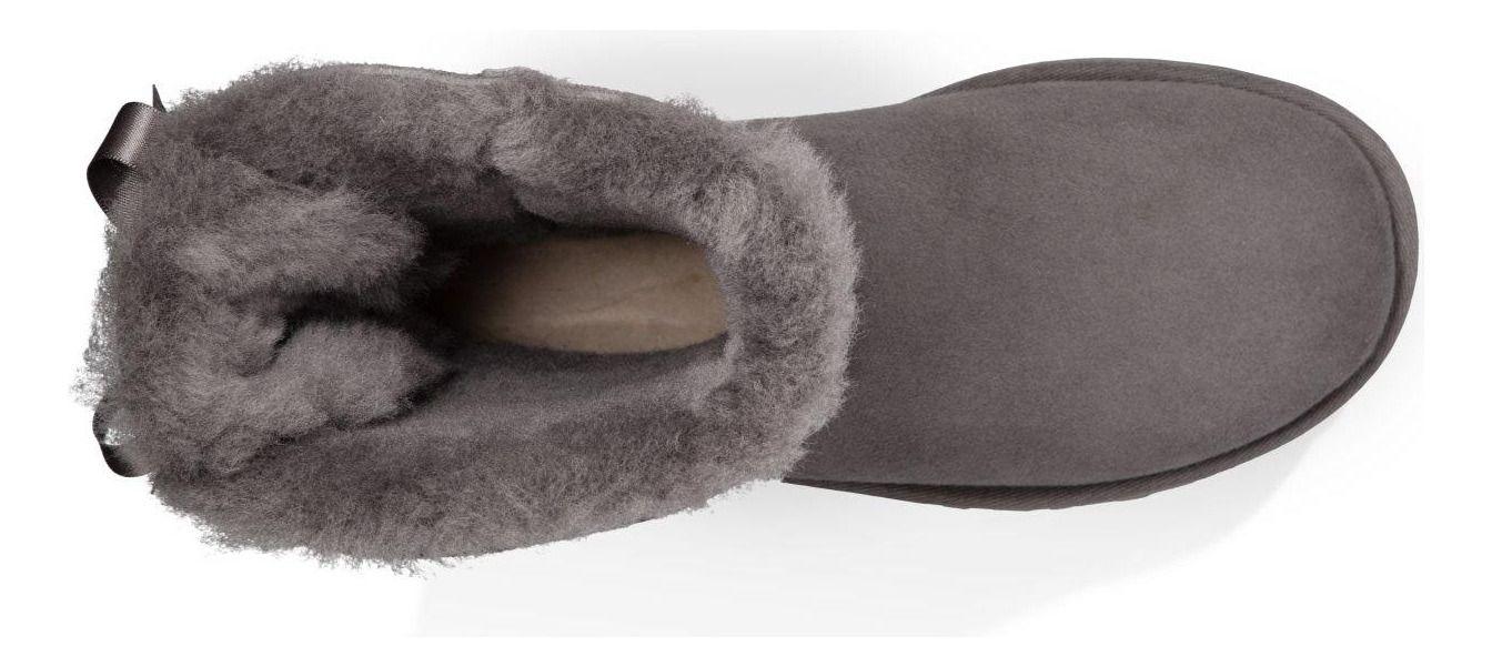 Bota UGG Mujer Bailey Bow Ii Gris-4