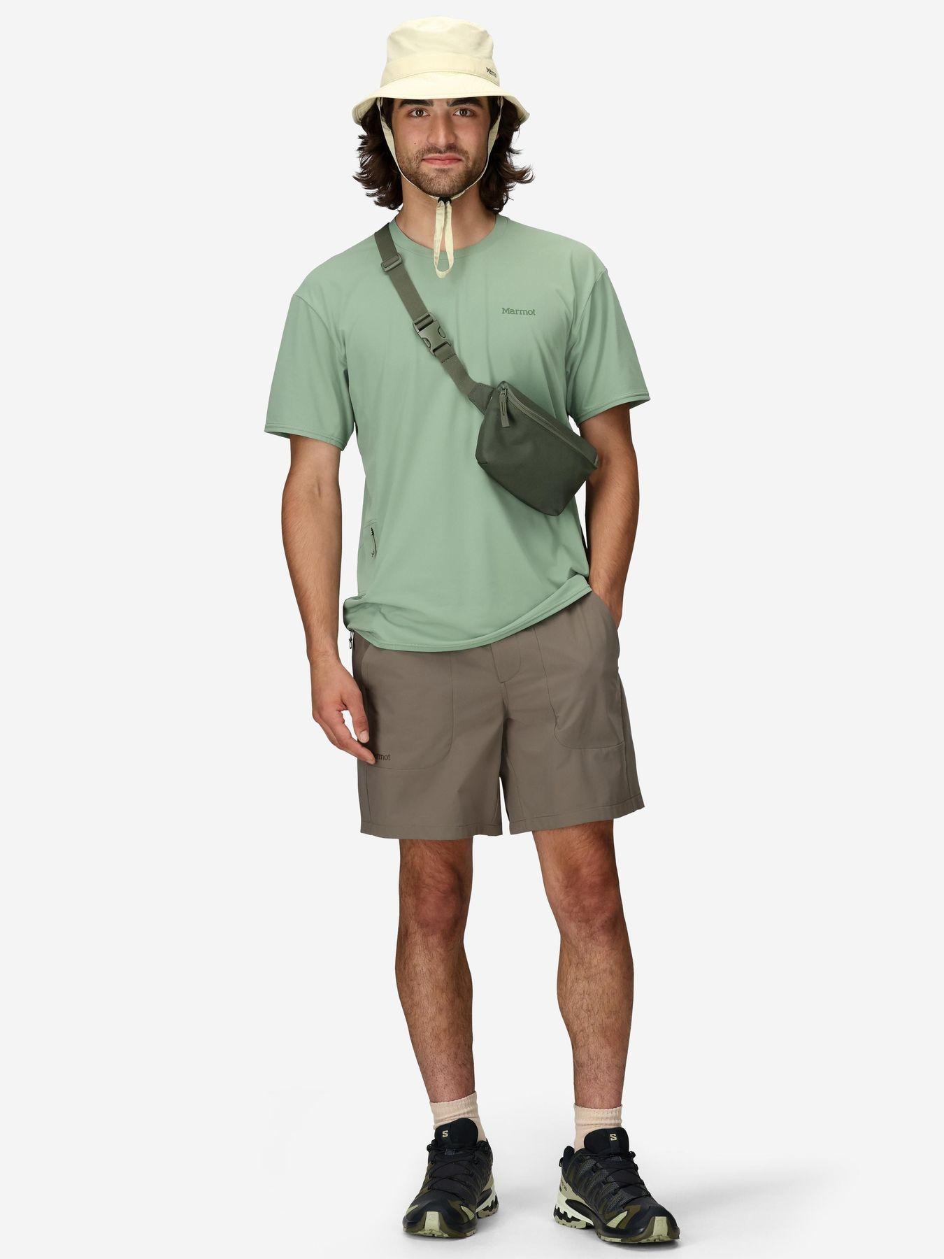Shorts Marmot Hombre Arex Upf40 Short 7" Café-2