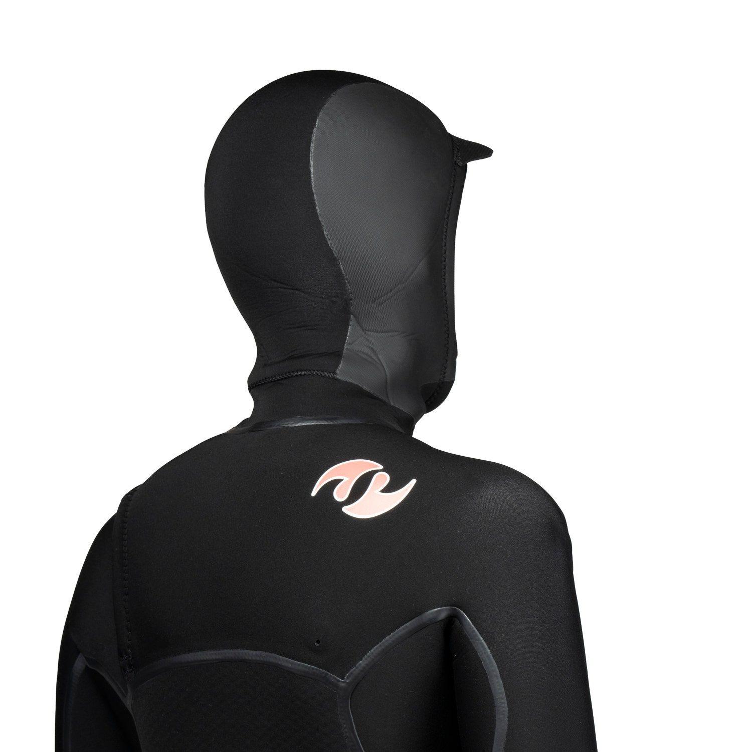 Traje Stoked Mujer De Baño G6 37716 Hooded Negro-5