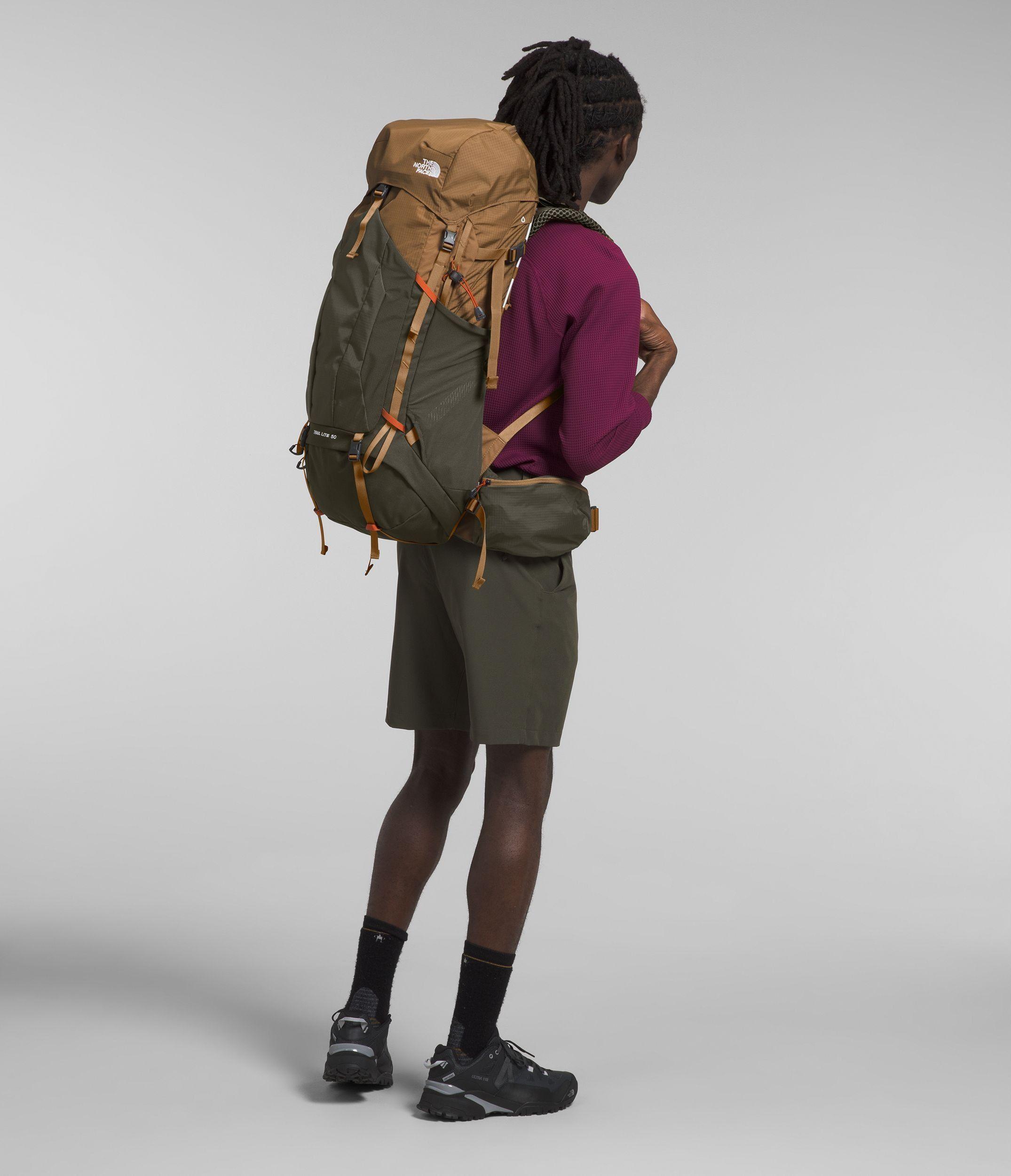 Mochila The North Face Unisex Trekking Trail Lite 50L Café-5