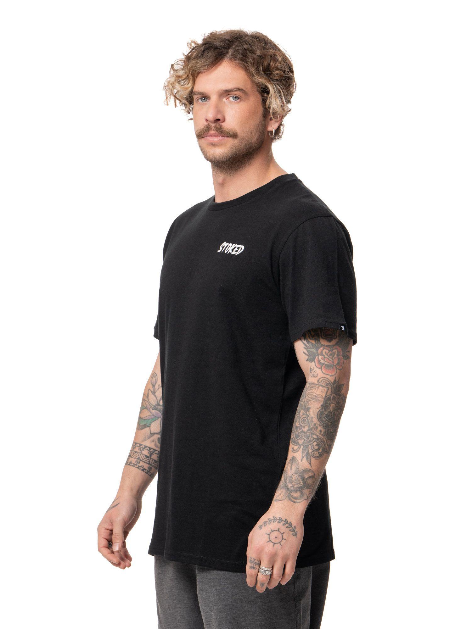 Polera Stoked Hombre Hawai Negro-1