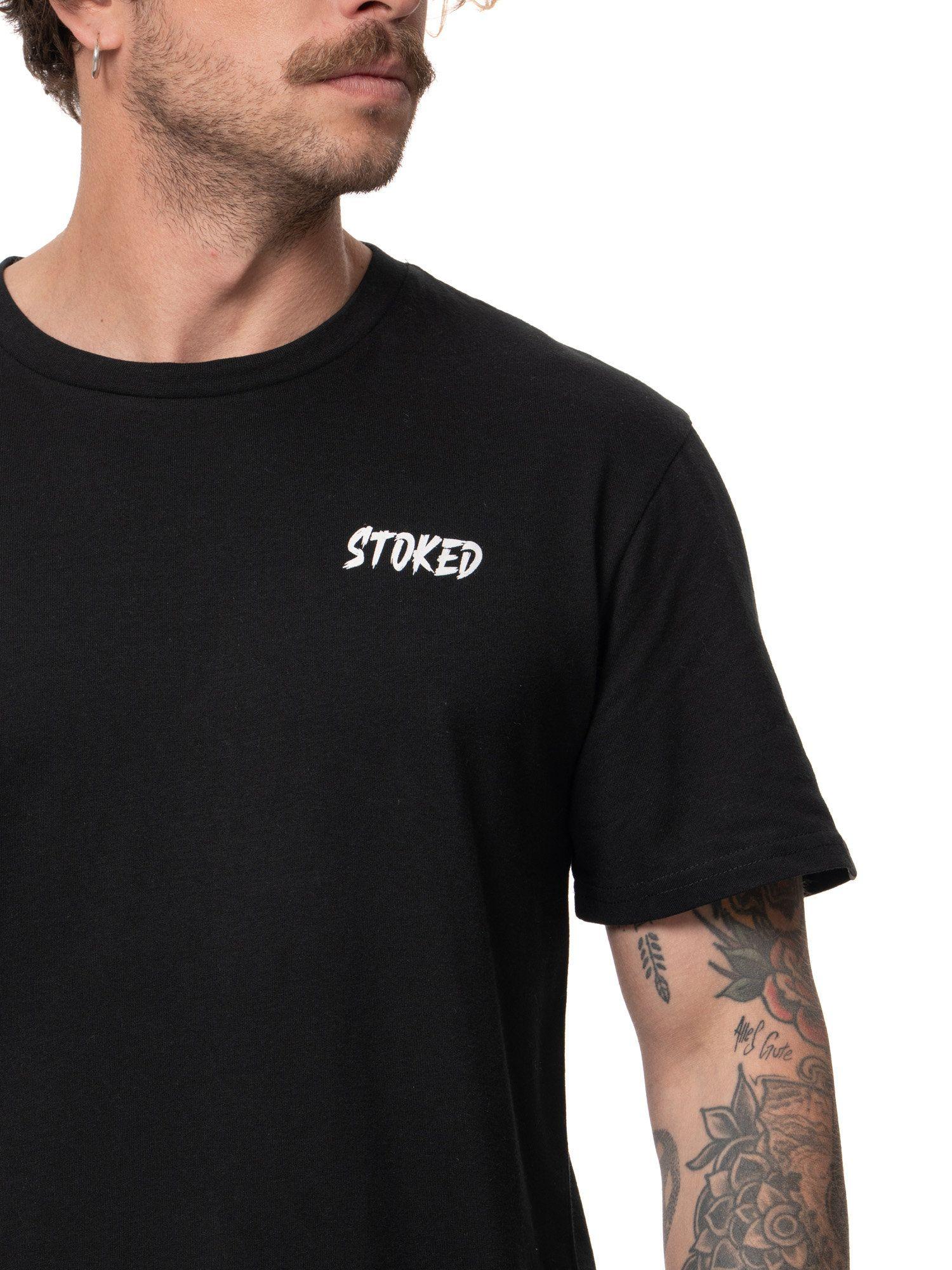 Polera Stoked Hombre Hawai Negro-3