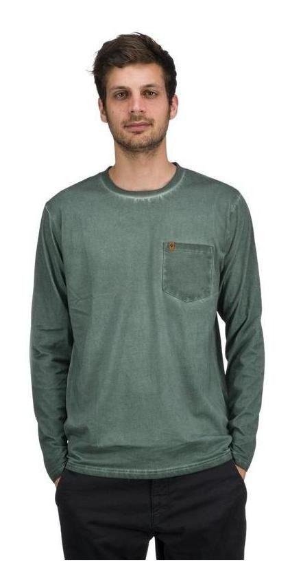 Polera Kivül Hombre Basik Ml Reciclado Verde-0