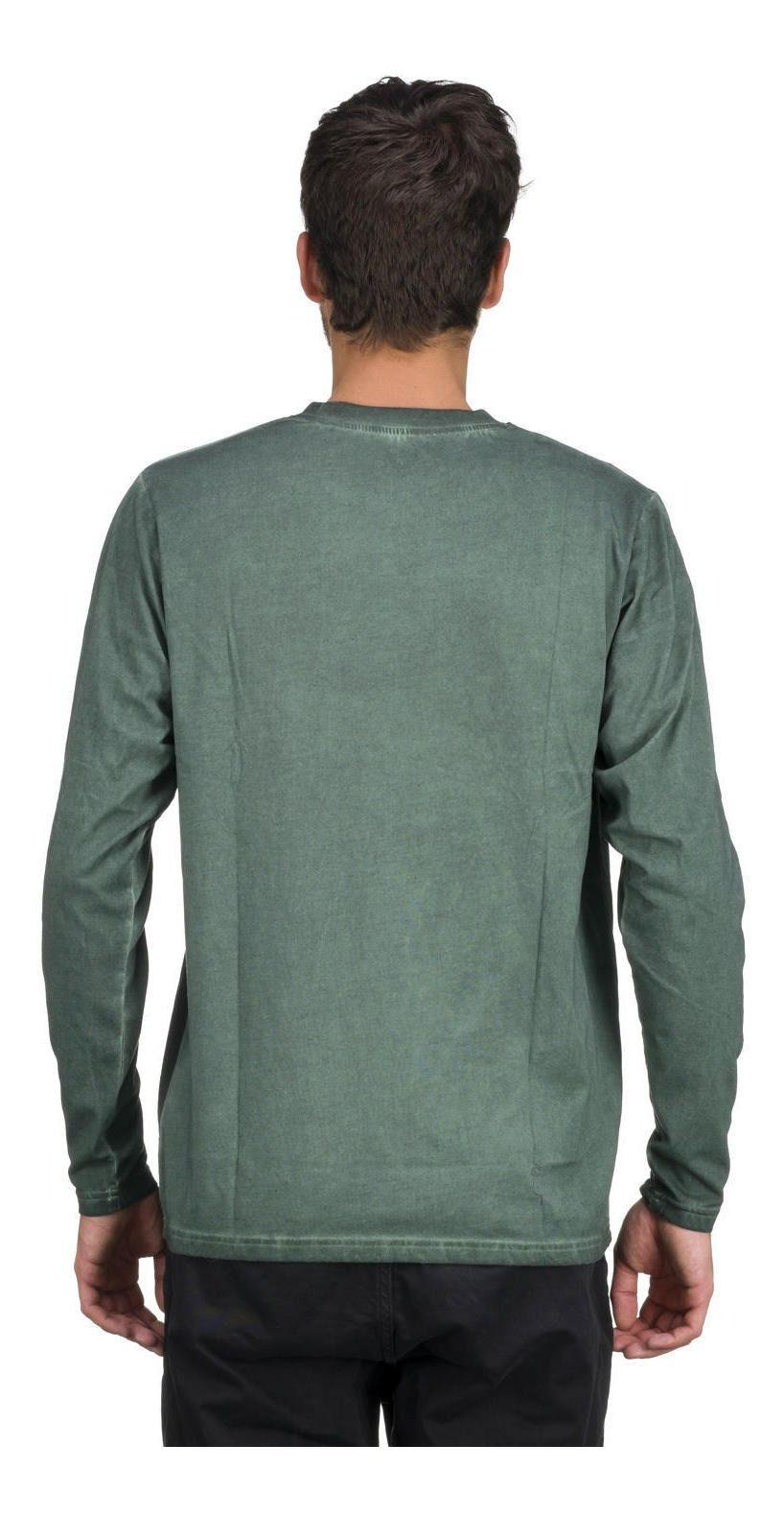 Polera Kivül Hombre Basik Ml Reciclado Verde-2