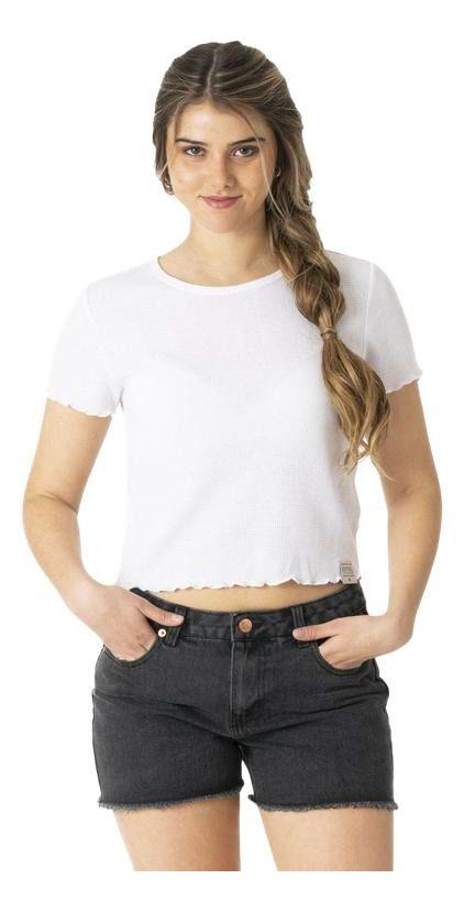Polera Kivül Mujer Preti Reciclada KV004 Blanco-0
