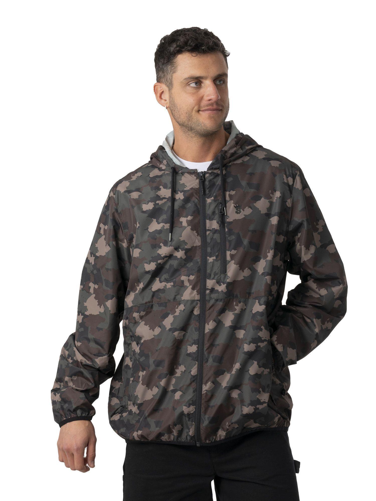 Chaqueta Cortavientos Stoked Hombre  Oleaje Camo-0