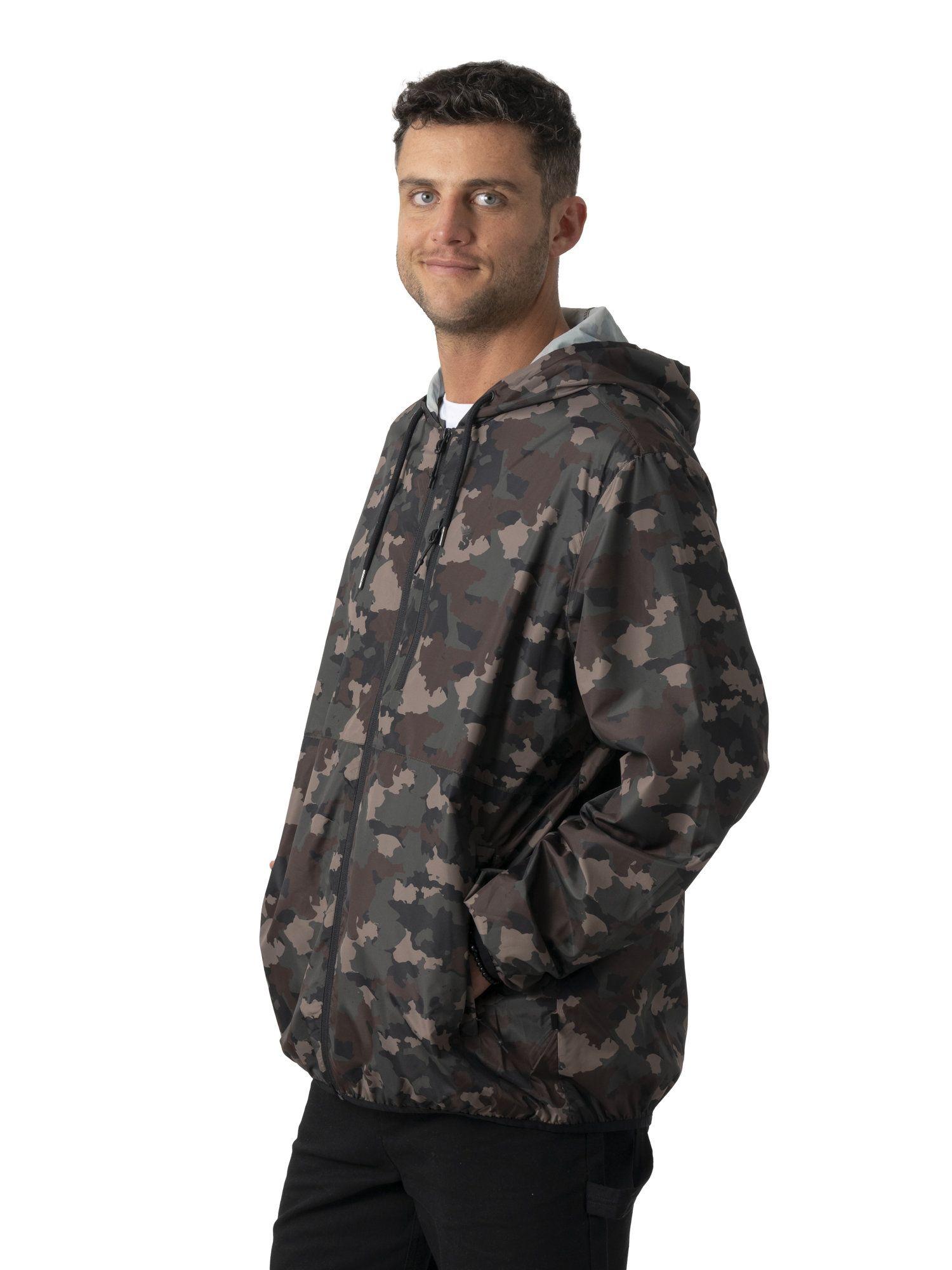 Chaqueta Cortavientos Stoked Hombre  Oleaje Camo-2