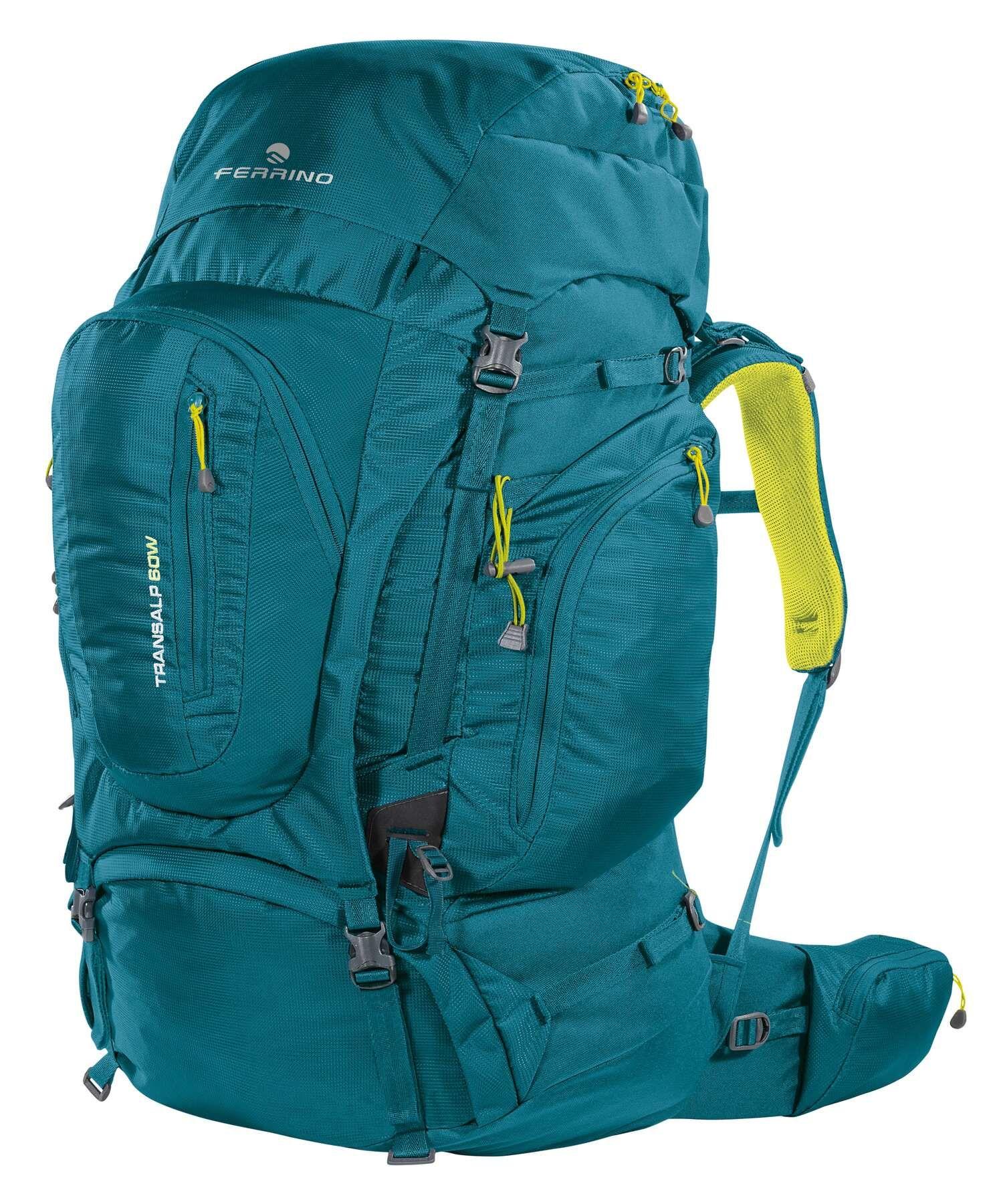 Mochila Ferrino Unisex Transalp  60L Azul-0