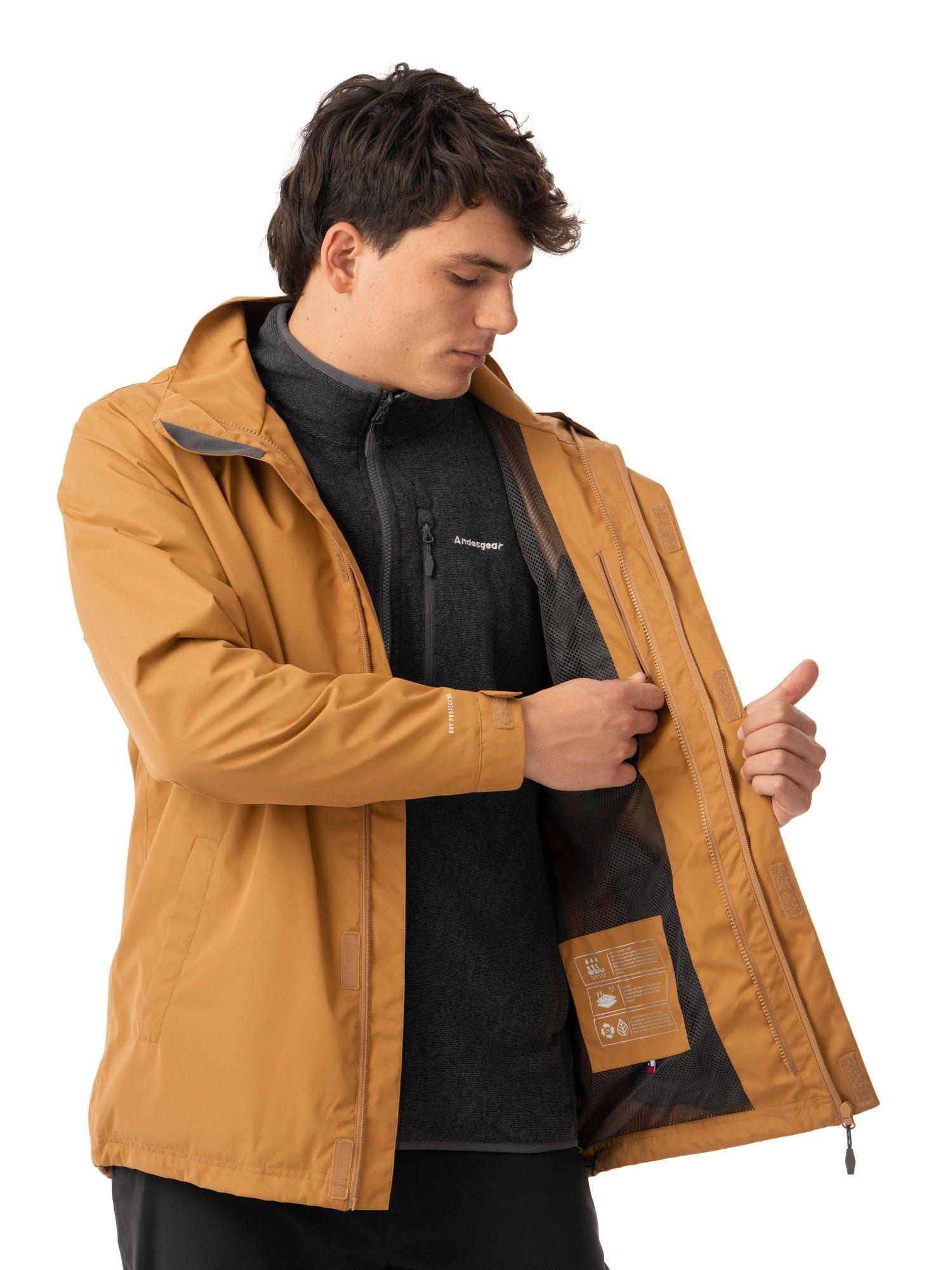 Chaqueta Andesgear Hombre Cochamo Naranjo-4