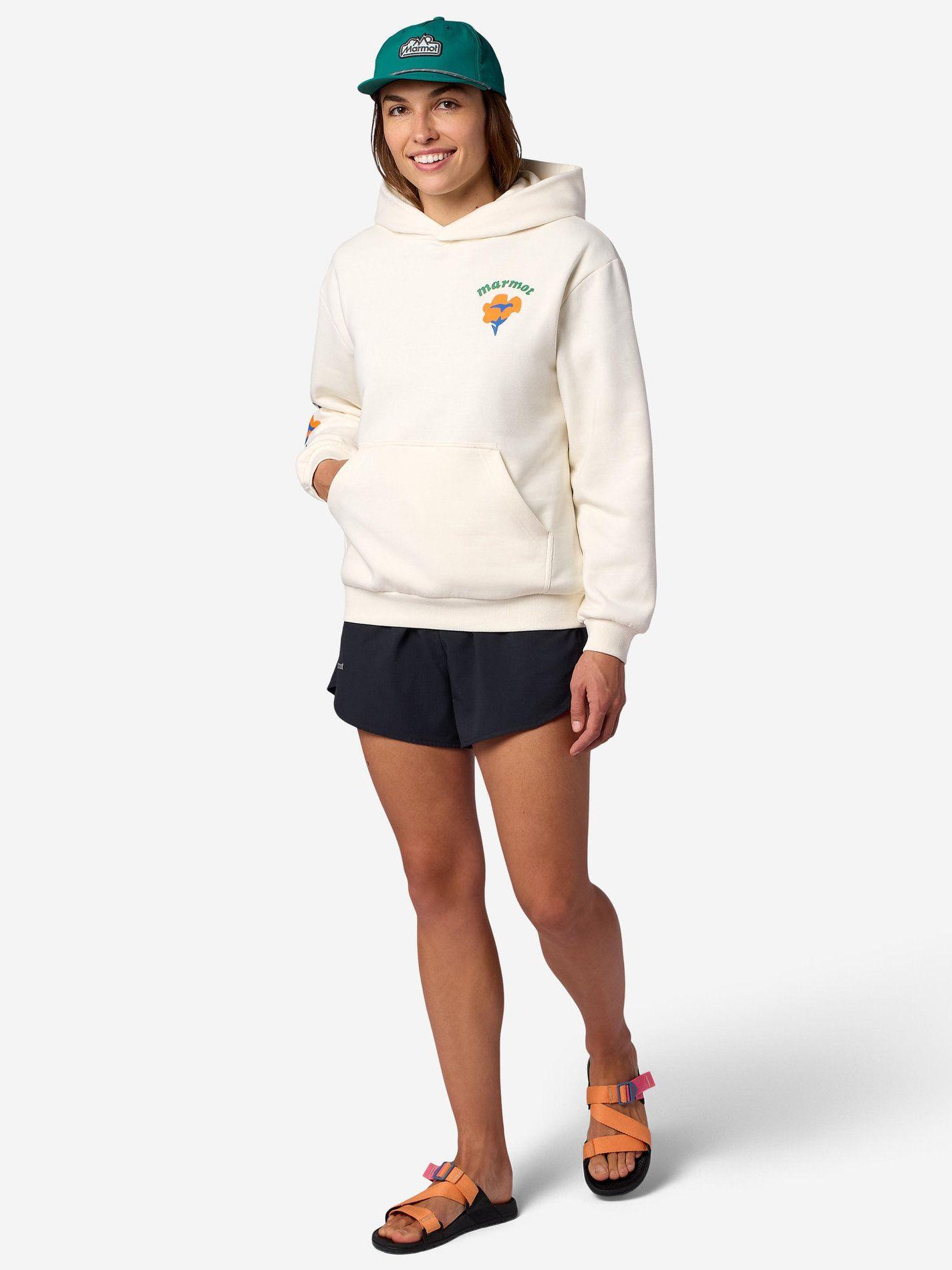 Poleron Marmot Mujer Born To Bloom Celeste-2
