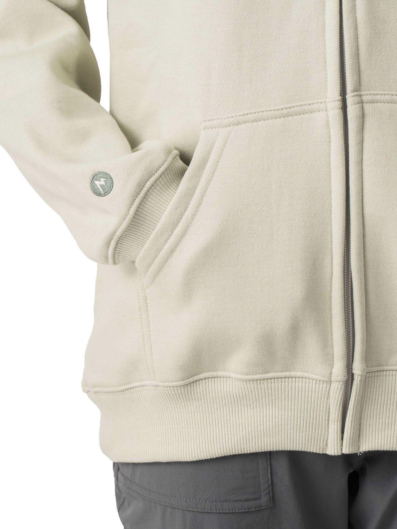 Polerón Marmot Mujer Chest Logo Fullzip Gris-4