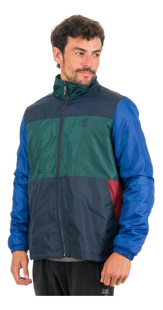 Chaqueta Stoked Hombre Rebel Azul Azul-1