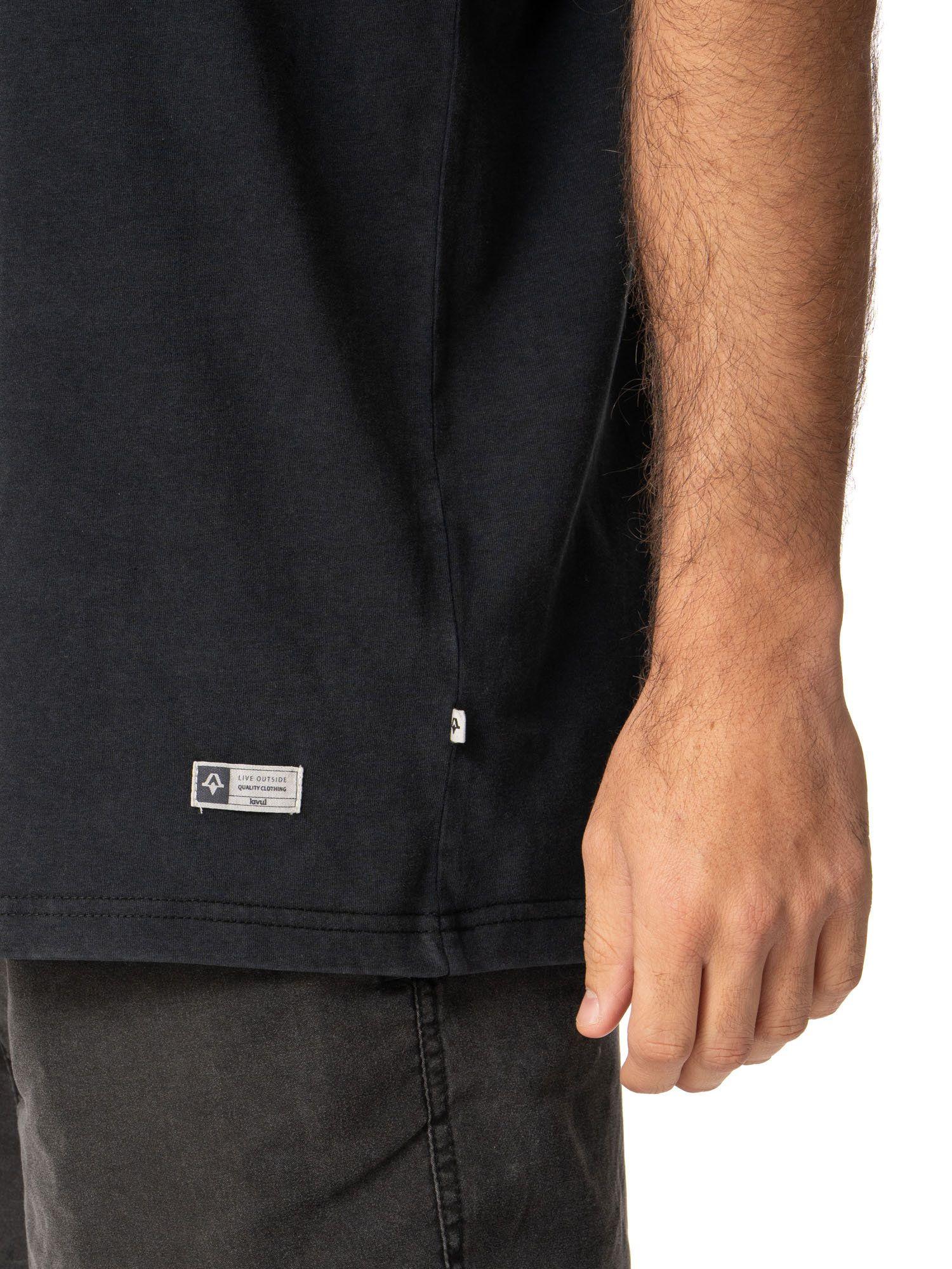 Polera Kivül Hombre Parche Negro-4
