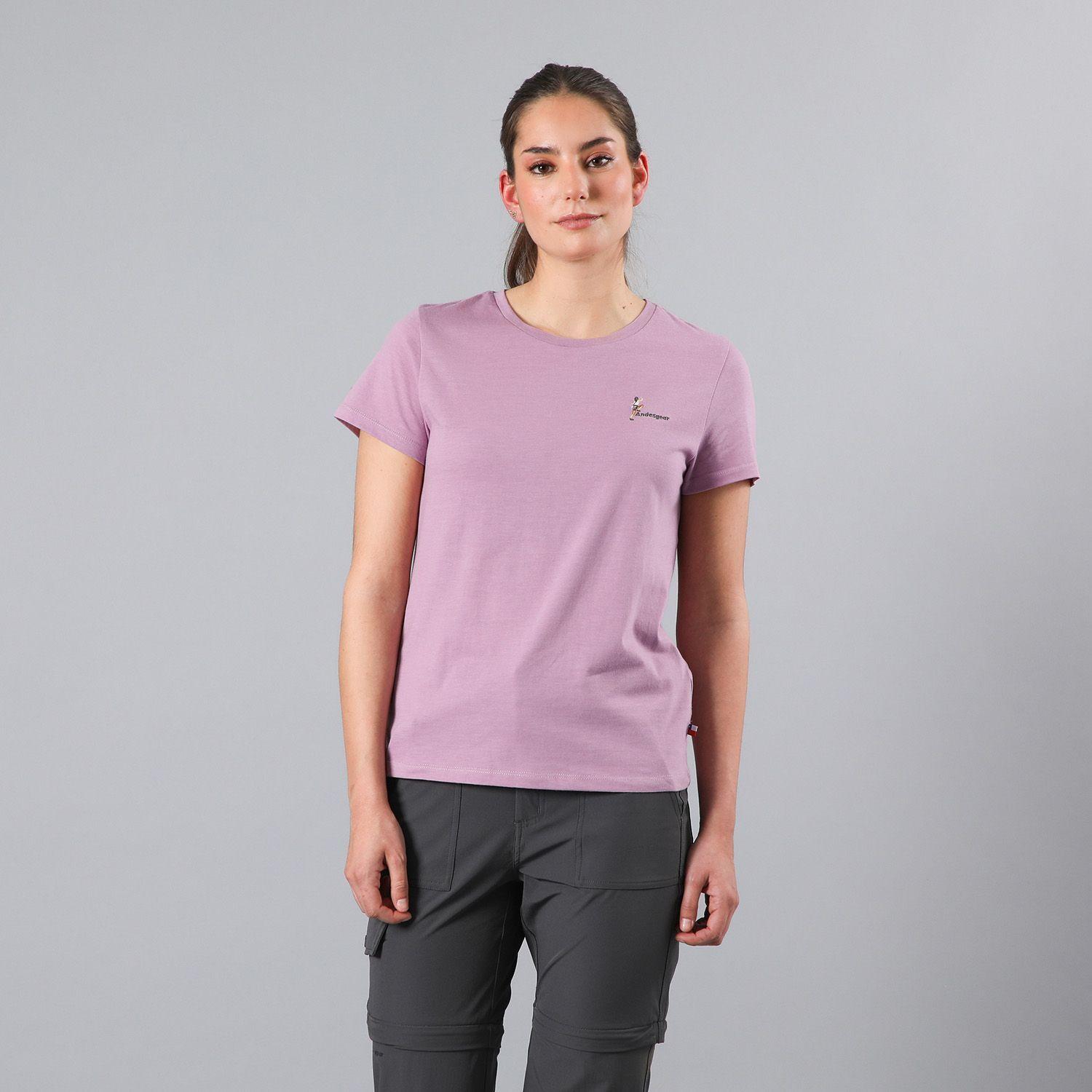 Polera Andesgear Mujer Icono Morado-0