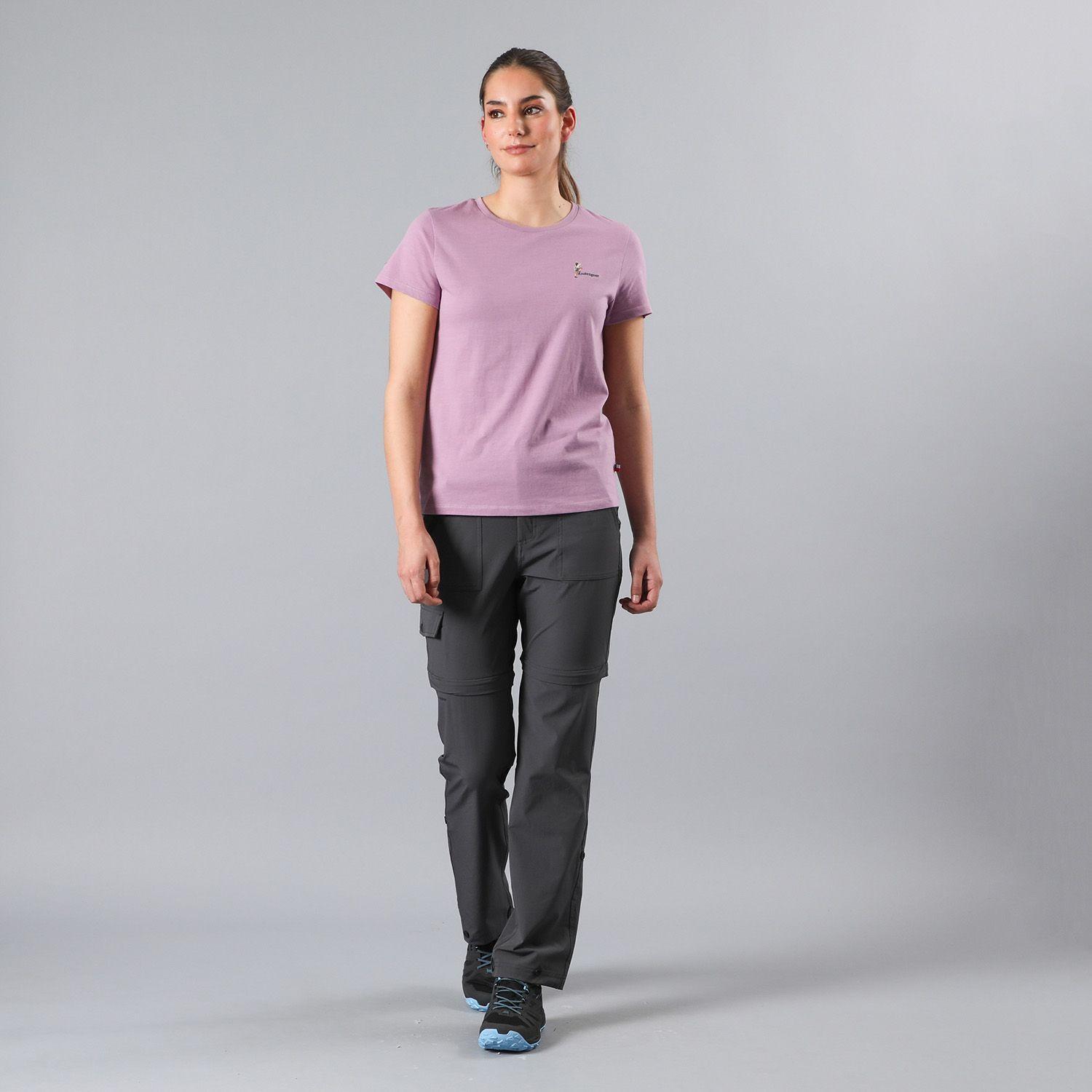 Polera Andesgear Mujer Icono Morado-2