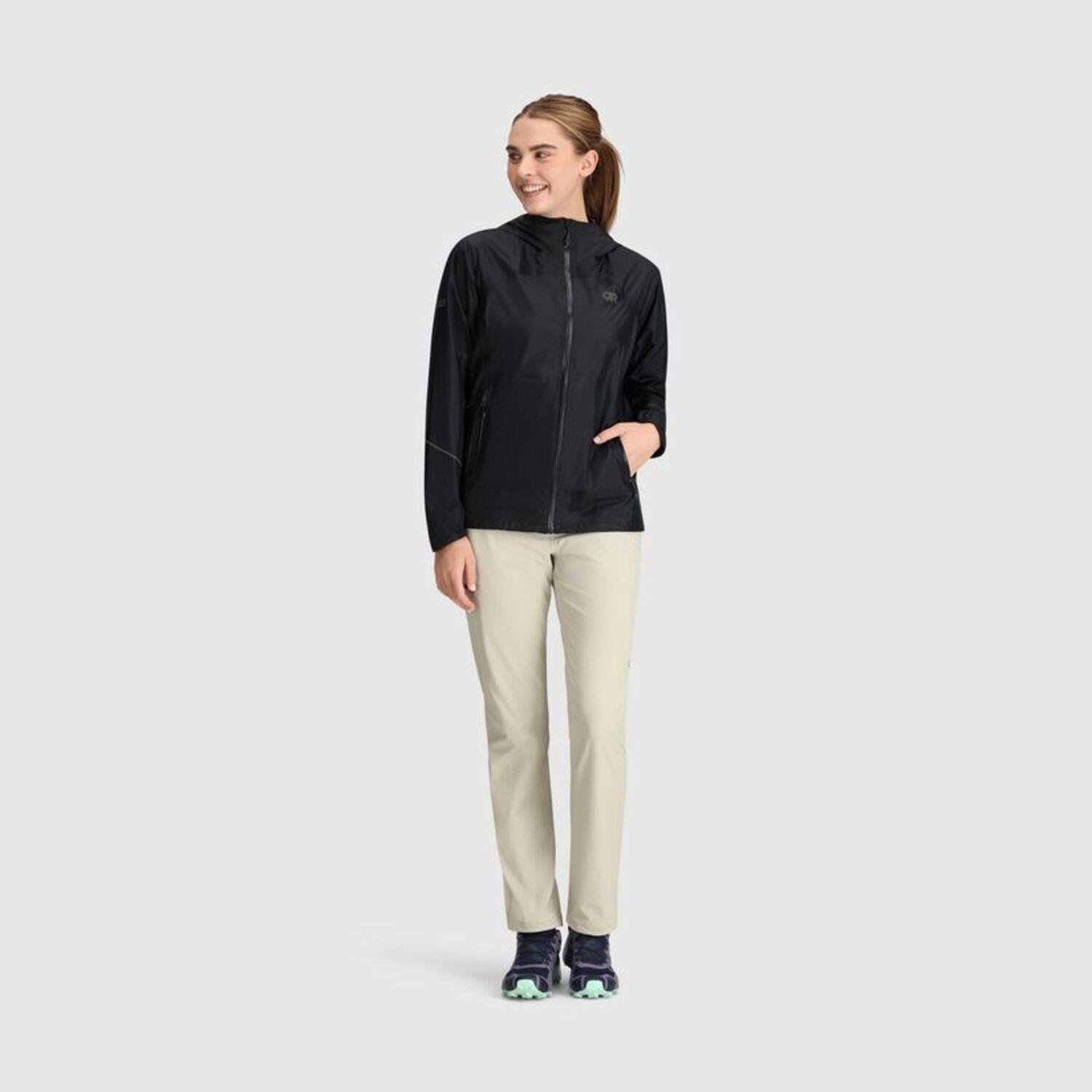 Chaqueta Outdoor Research Mujer Helium Rain Jacket Negro-4