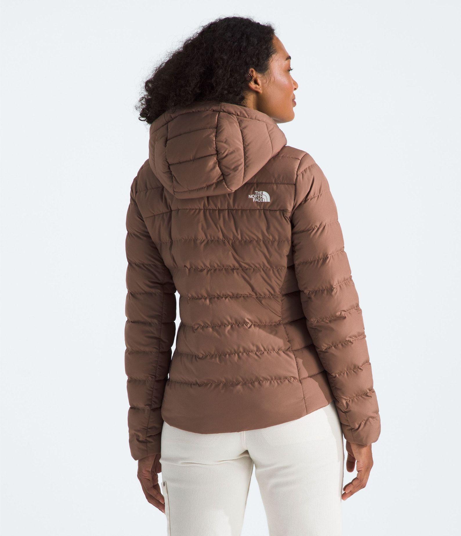 Chaqueta TNF Mujer De Pluma Aconcagua 3 Hoodie Café-1