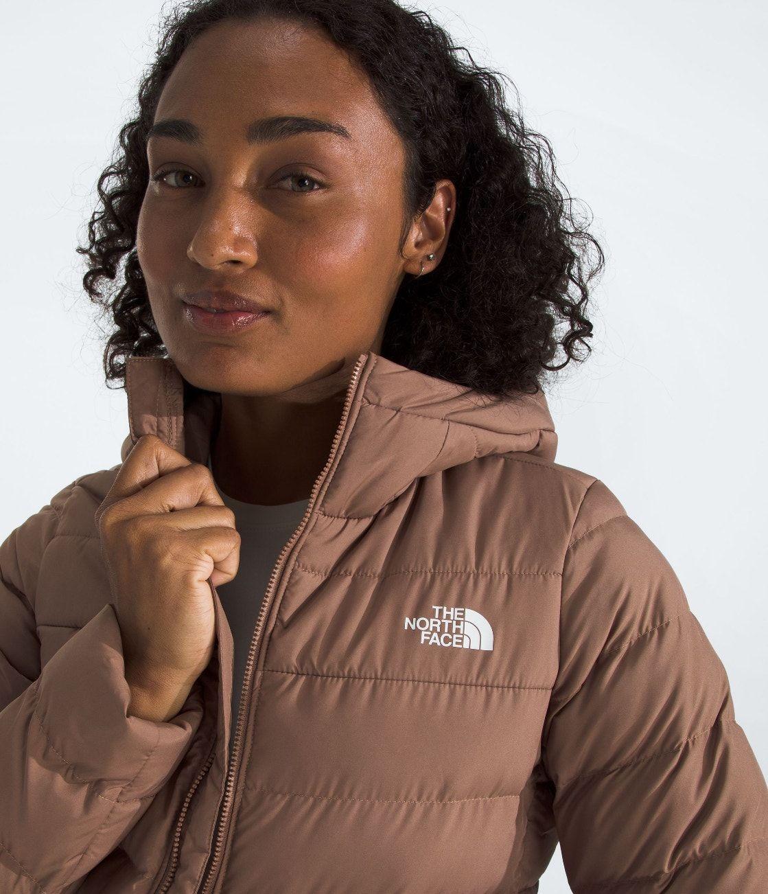 Chaqueta TNF Mujer De Pluma Aconcagua 3 Hoodie Café-6