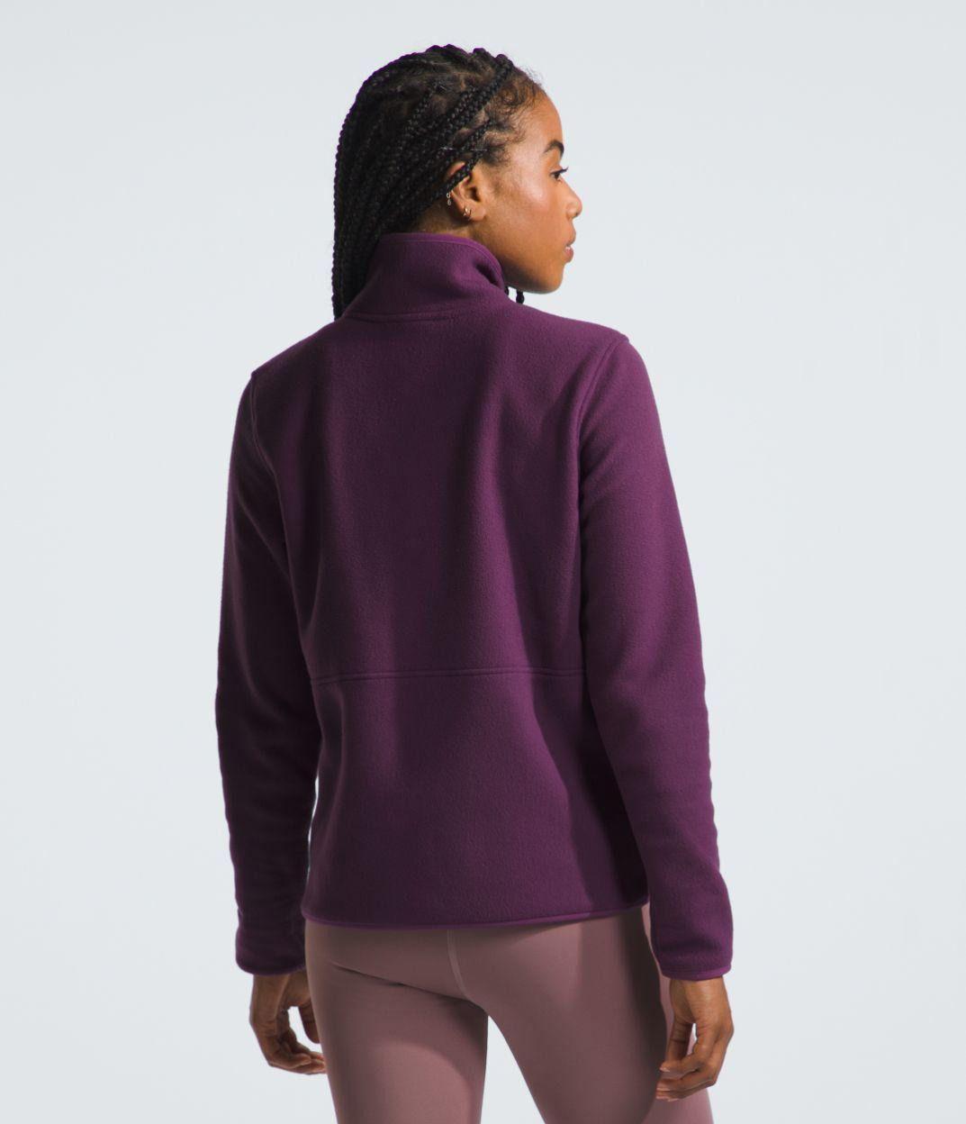 Polar The North Face Mujer Alpine Polartec ½ Snap Morado-2