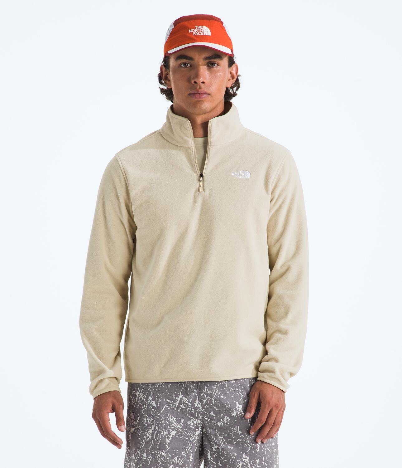 Polar Glacier Fleece 1/4 Zip Jacket Hombre Café Claro-0