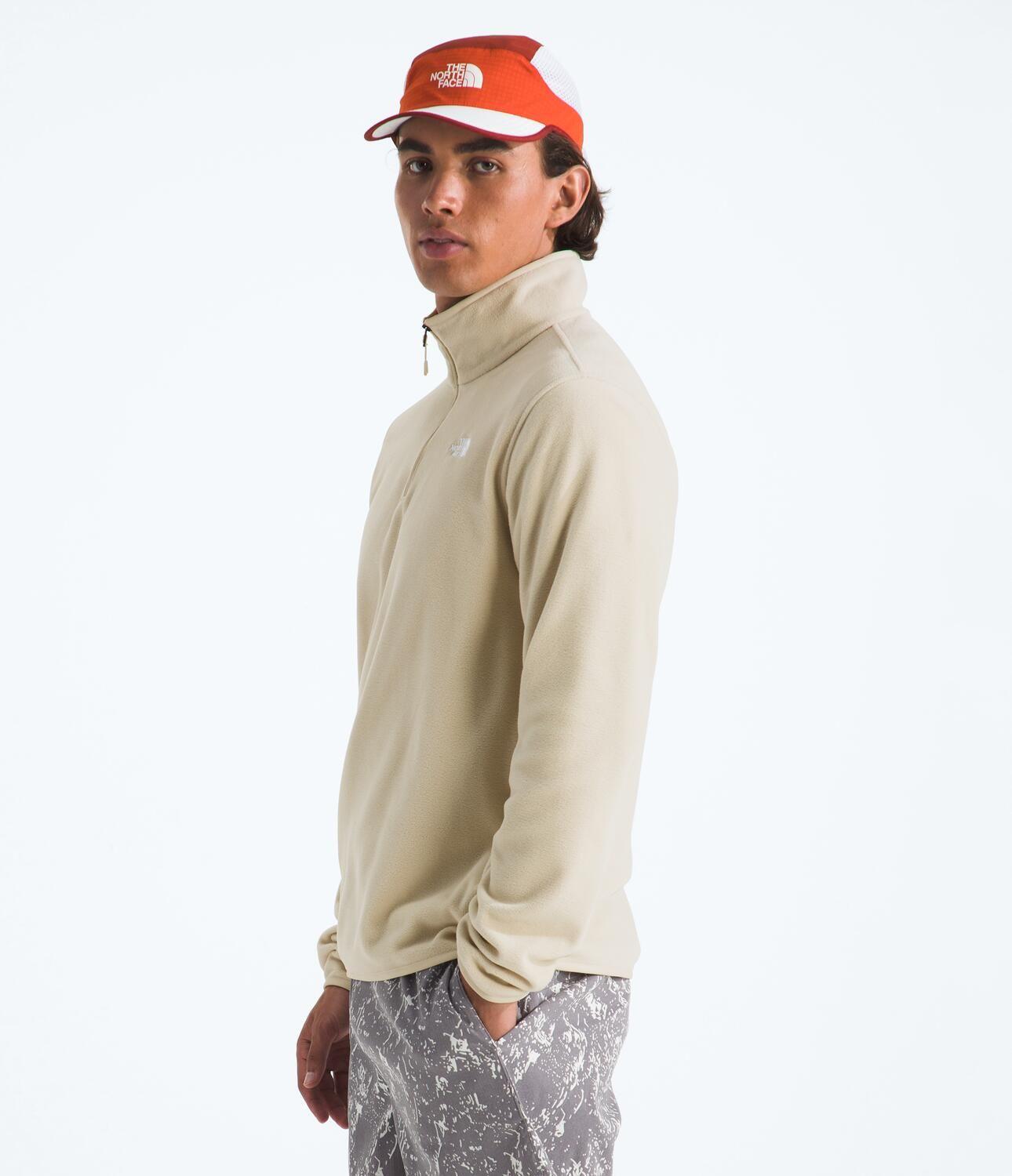 Polar Glacier Fleece 1/4 Zip Jacket Hombre Café Claro-3