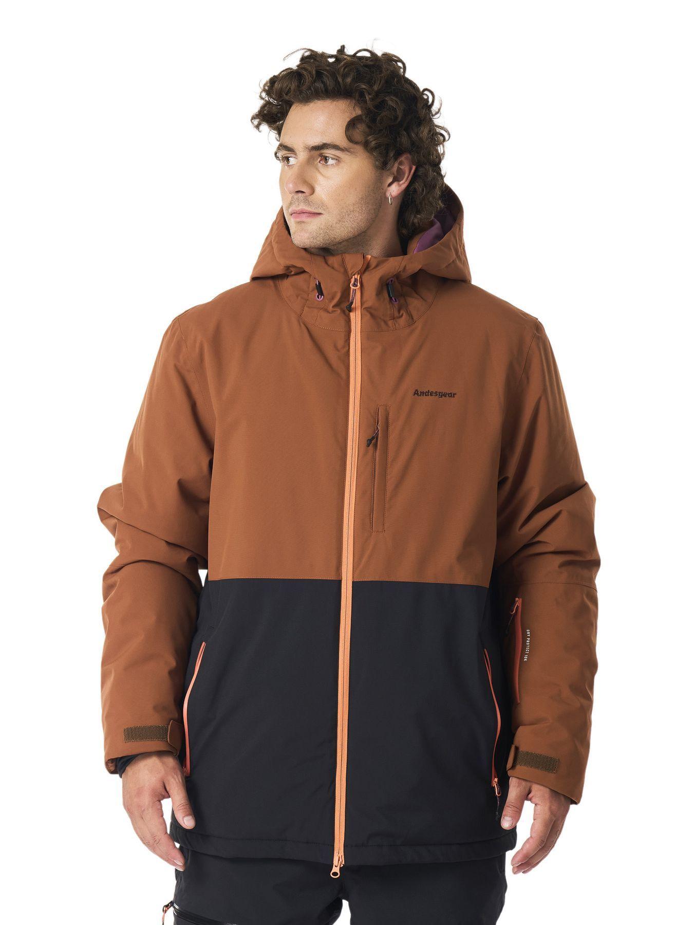 Chaquetas Andesgear Hombre Antillanca Café-0