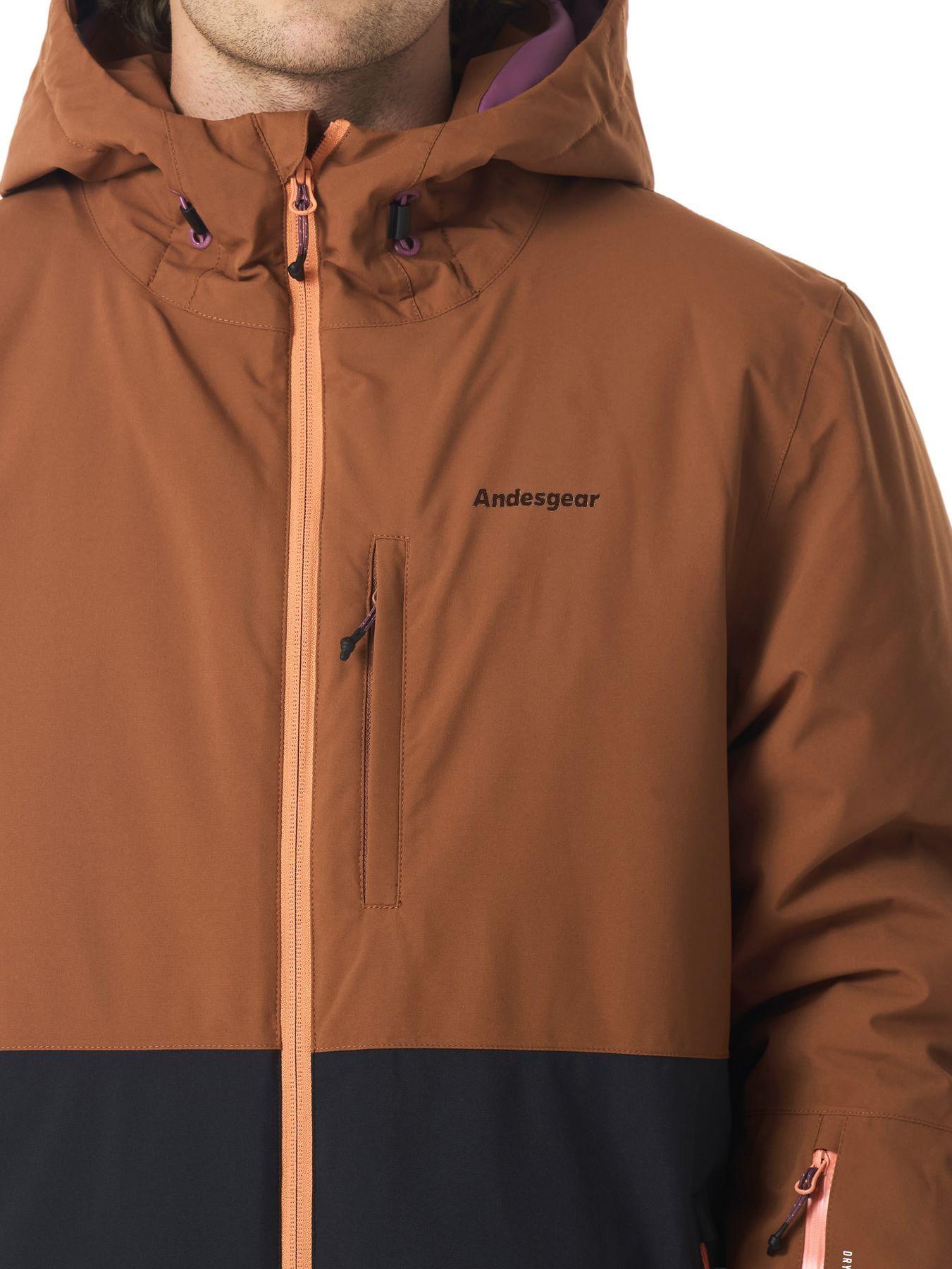 Chaquetas Andesgear Hombre Antillanca Café-4