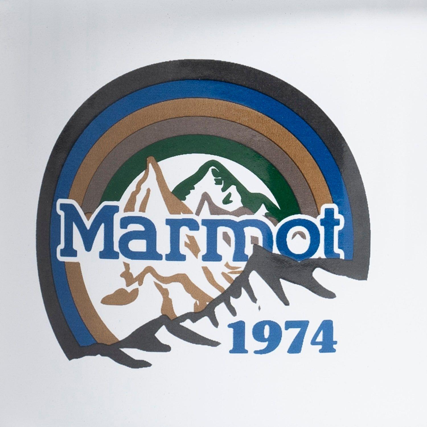 Taza Unisex Marmot Esmaltada Diseño Blanca-2