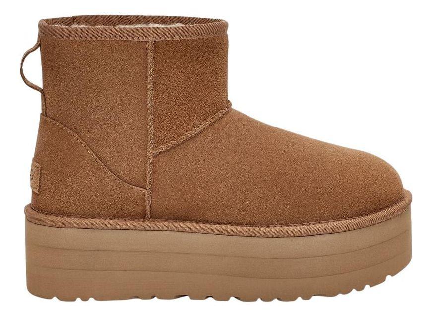 Bota UGG Mujer Classic Mini Platform Café-0