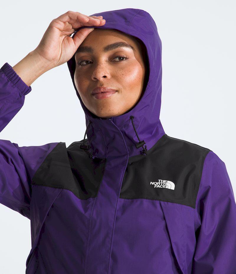 Chaqueta The North Face Mujer Impermeable Antora Violeta-5