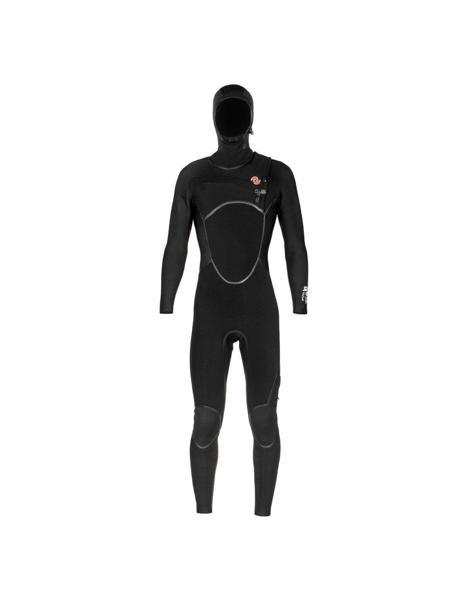 Traje Stoked Hombre De Agua G6 37716 Hood Negro-0