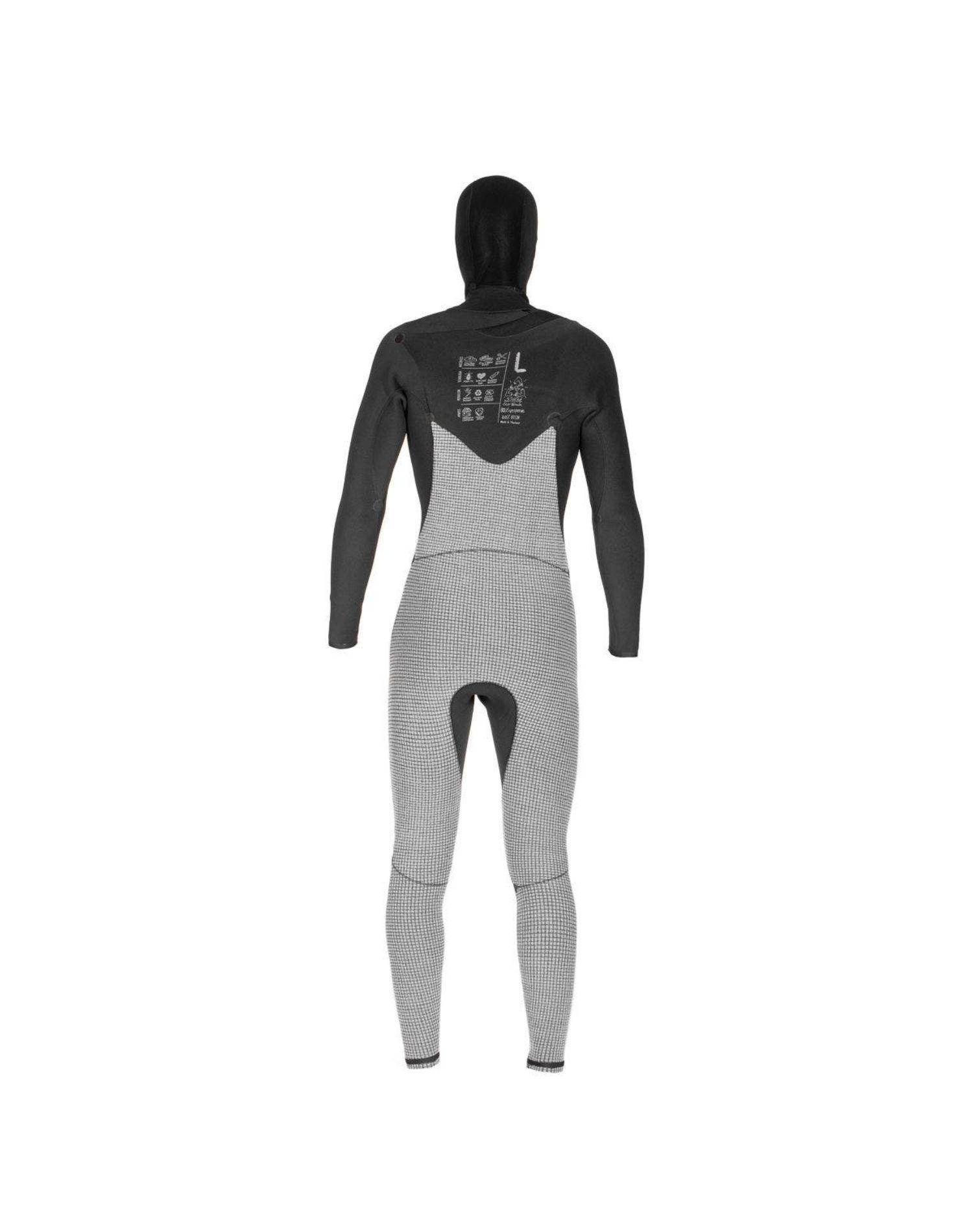 Traje Stoked Hombre De Agua G6 37716 Hood Negro-4